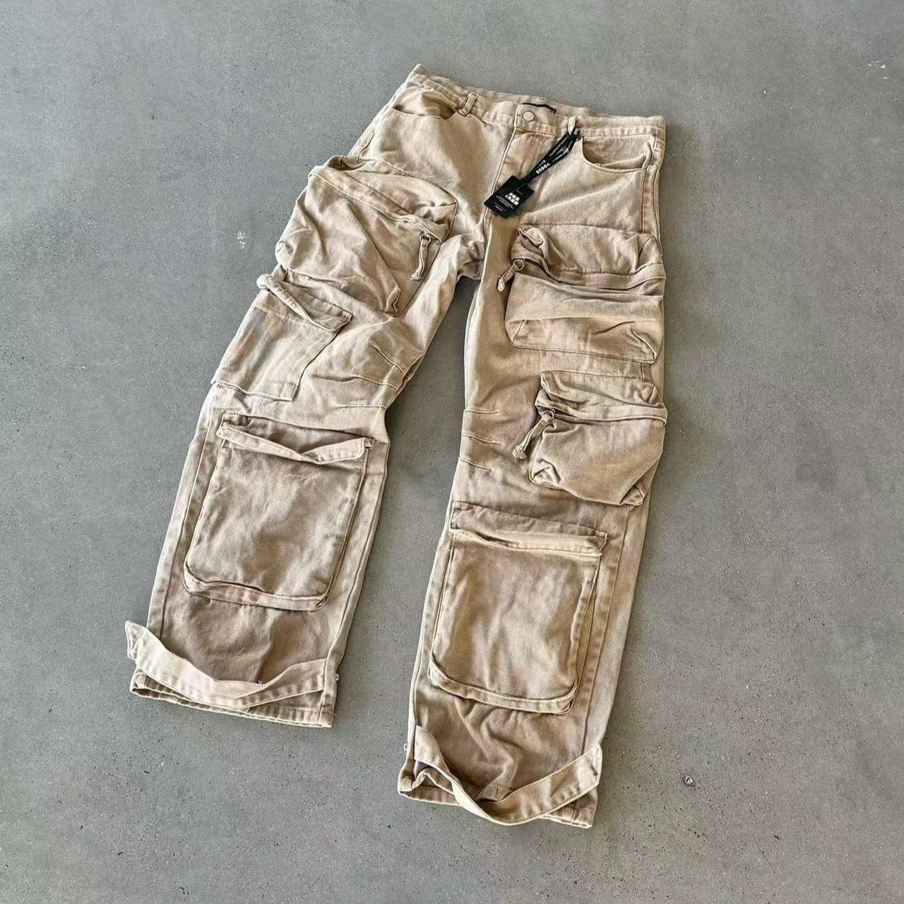 RDMCLOTHINGART beige / s tapestry hoodie DESIGNER HEAVY CARGO PANTS-8033