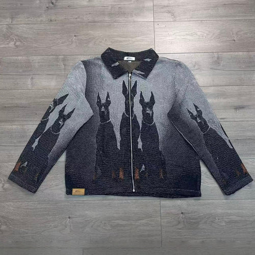 RDMCLOTHINGART tapestry hoodie CERBERUS TAPESTRY JACKET