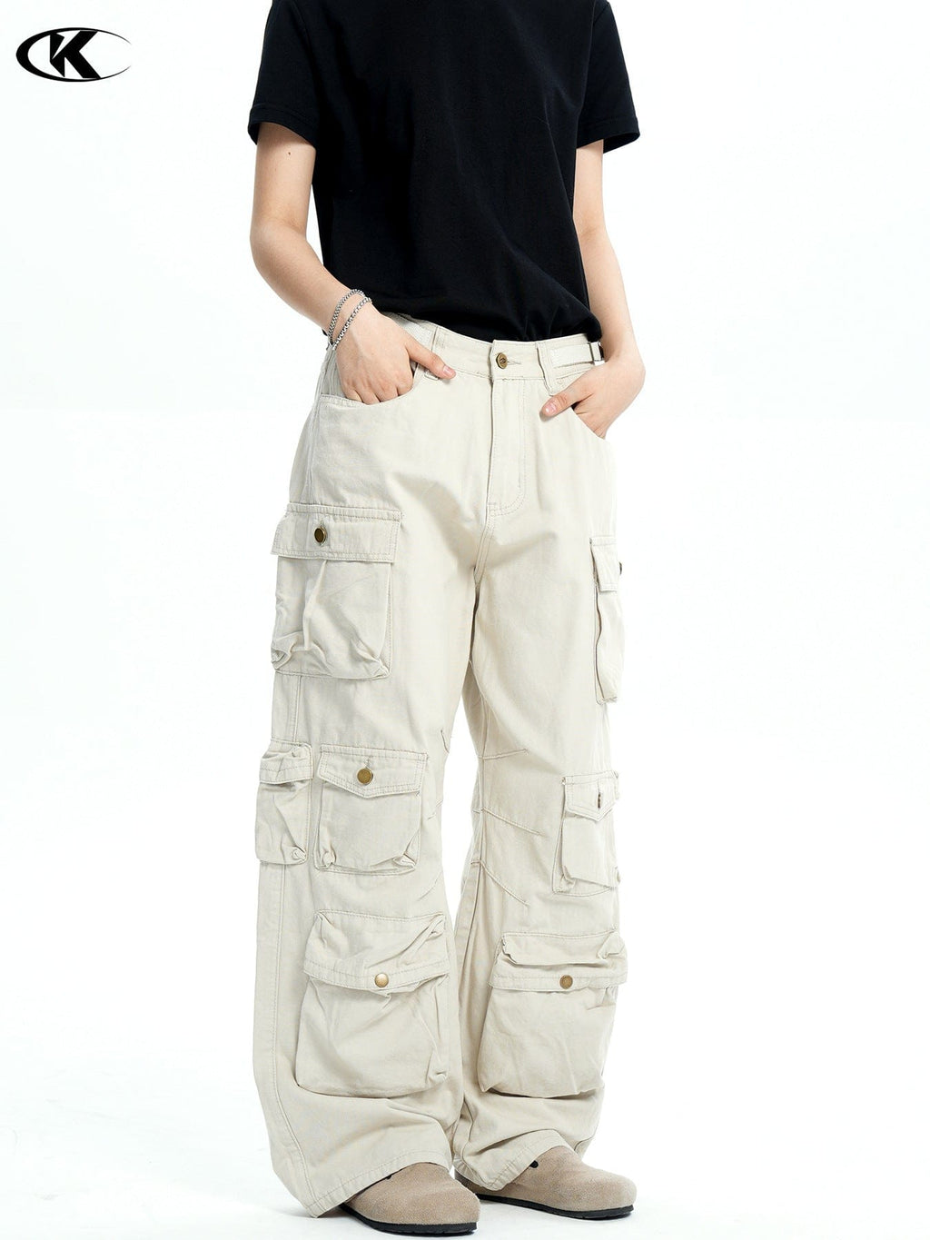 RDMCLOTHINGART tapestry hoodie DESIGNER CARGO PANTS-9002
