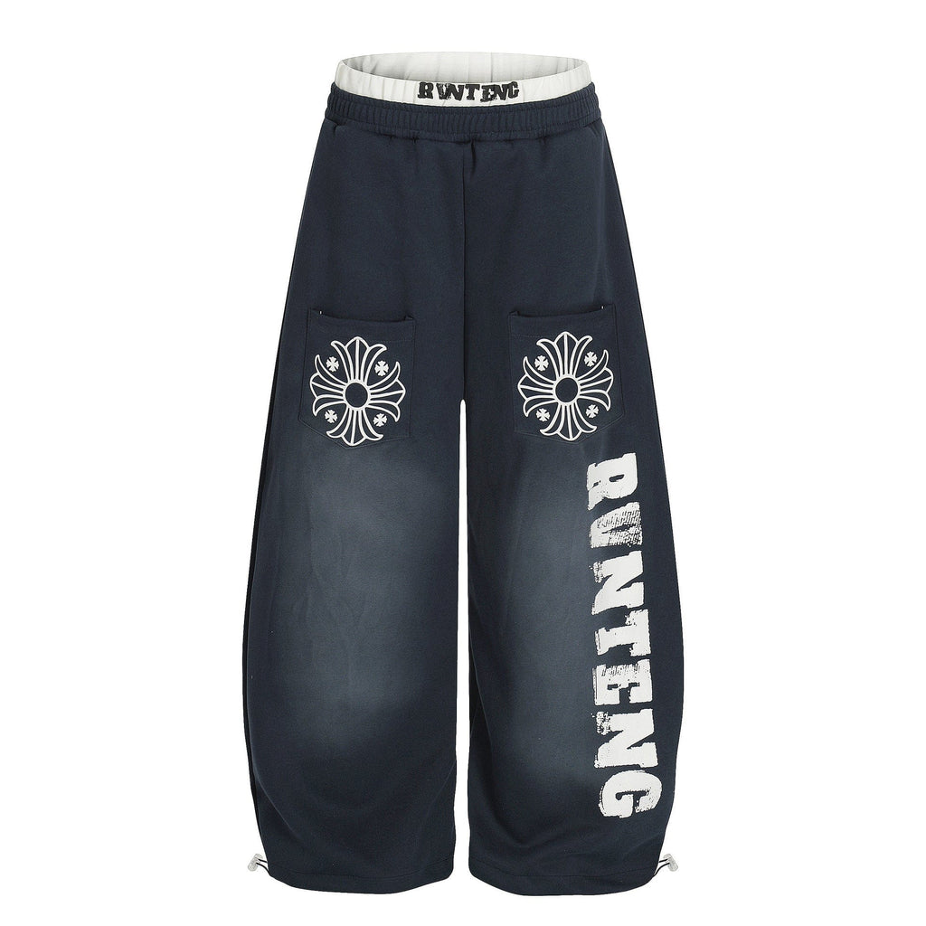 RDMCLOTHINGART S / dark blue tapestry hoodie DESIGNER PANTS-60014