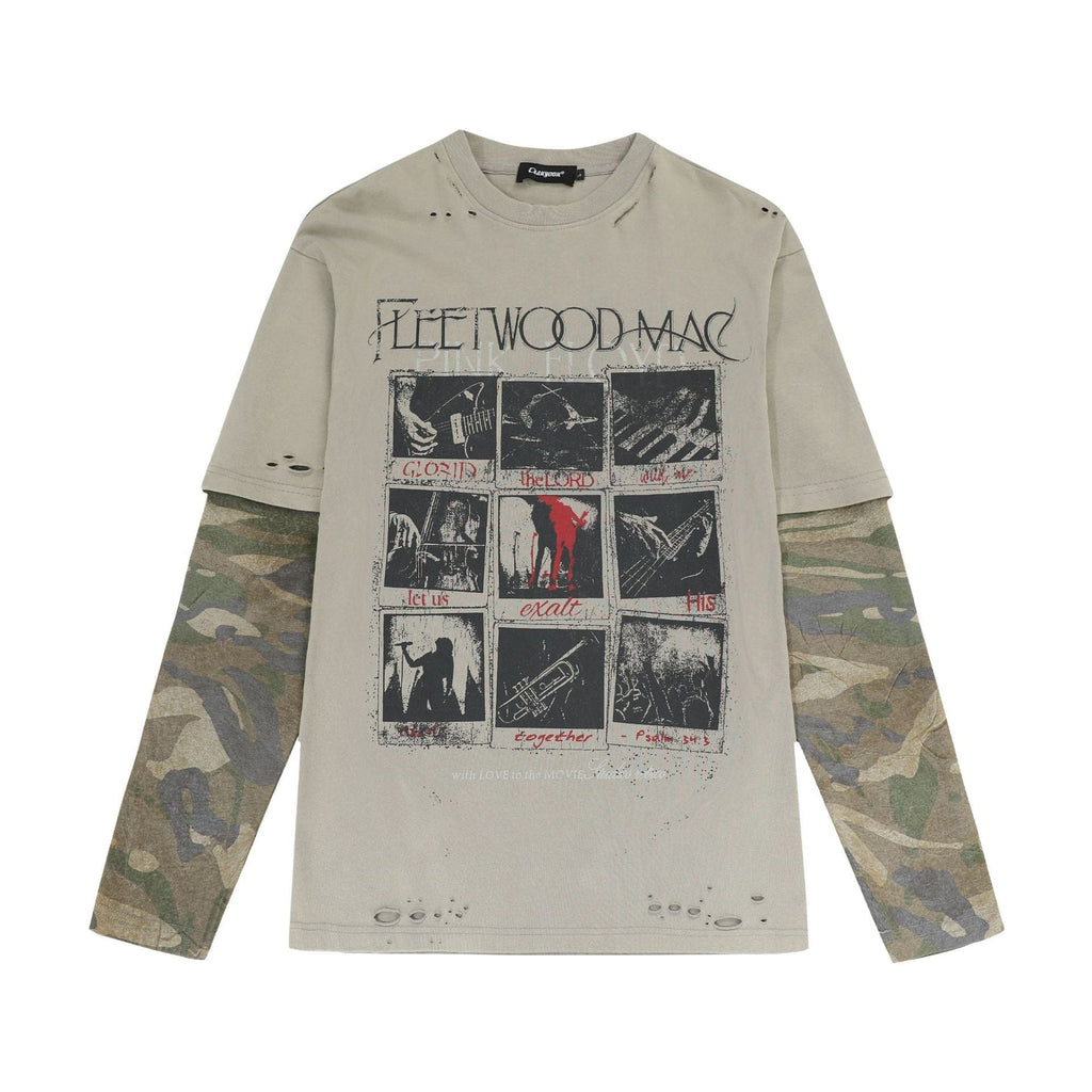 RDMCLOTHINGART Gray / S tapestry hoodie DESIGNER TOPS-60084