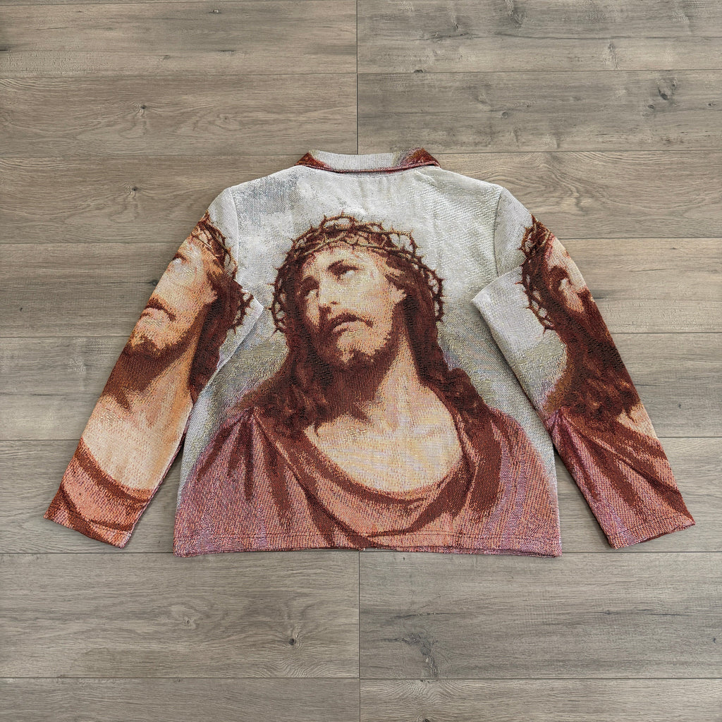 RDMCLOTHINGART tapestry hoodie JESUS V2 TAPESTRY JACKET