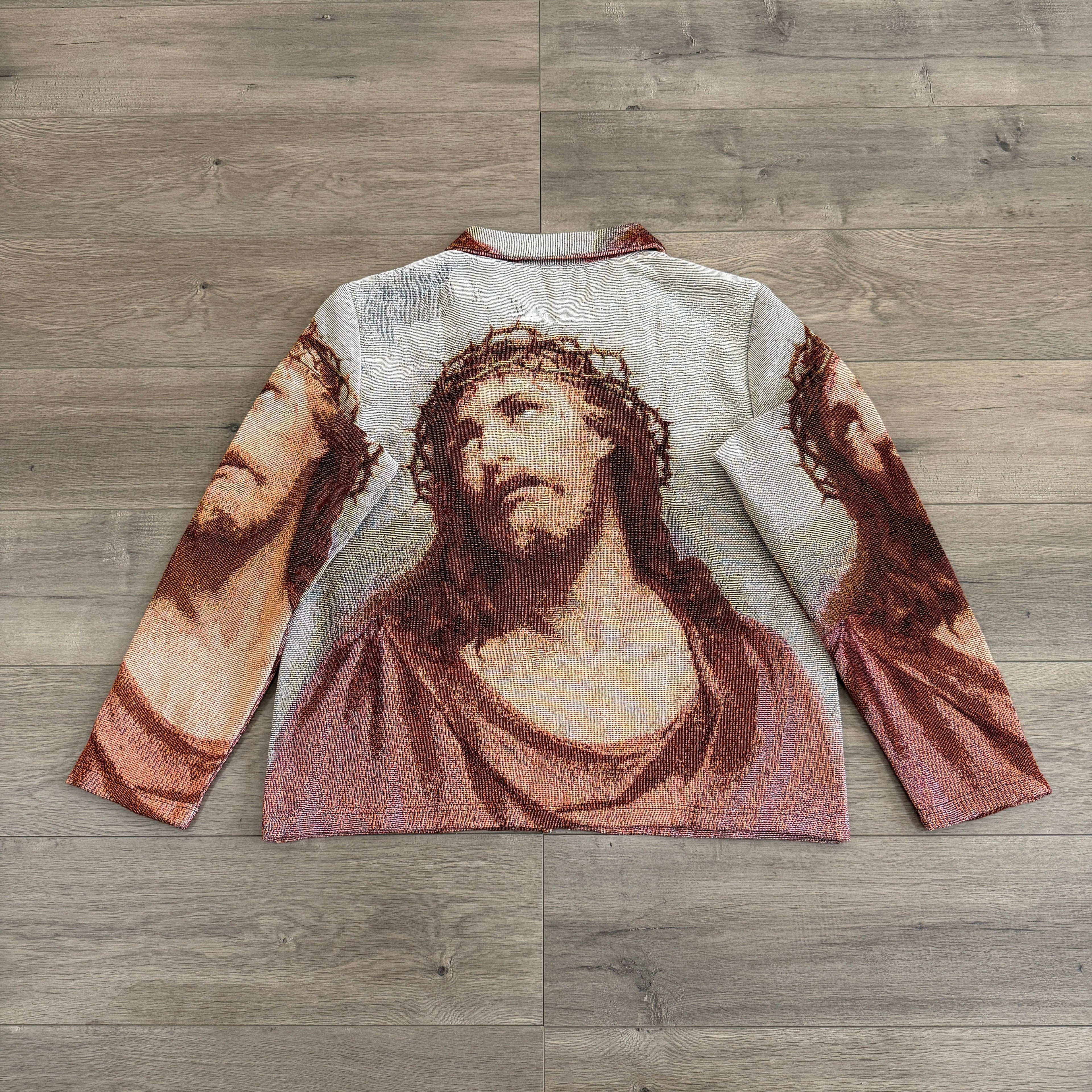 RDMCLOTHINGART tapestry hoodie JESUS V2 TAPESTRY JACKET