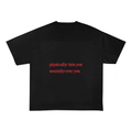 RDMCLOTHINGART tapestry hoodie SLOGAN HEAVY COTTON TEES-9503