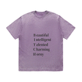 RDMCLOTHINGART tapestry hoodie SLOGAN HEAVY COTTON TEES-9504