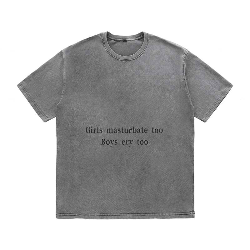 RDMCLOTHINGART tapestry hoodie SLOGAN HEAVY COTTON TEES-9509