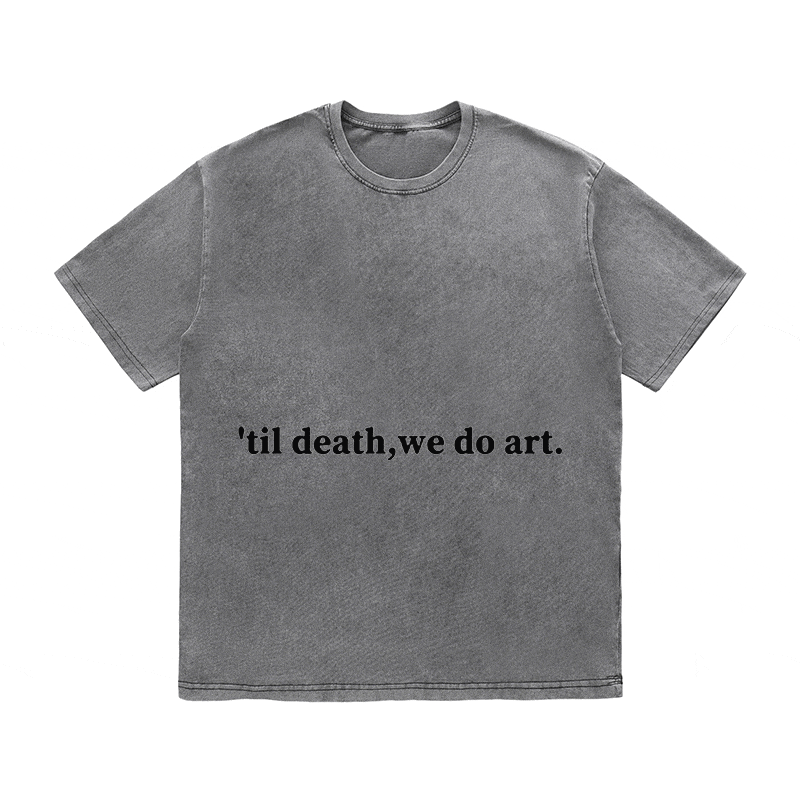 RDMCLOTHINGART tapestry hoodie SLOGAN HEAVY COTTON TEES-9521