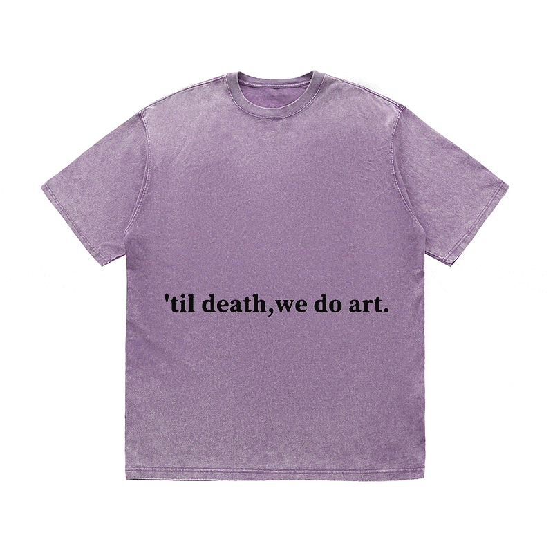 RDMCLOTHINGART tapestry hoodie SLOGAN HEAVY COTTON TEES-9521