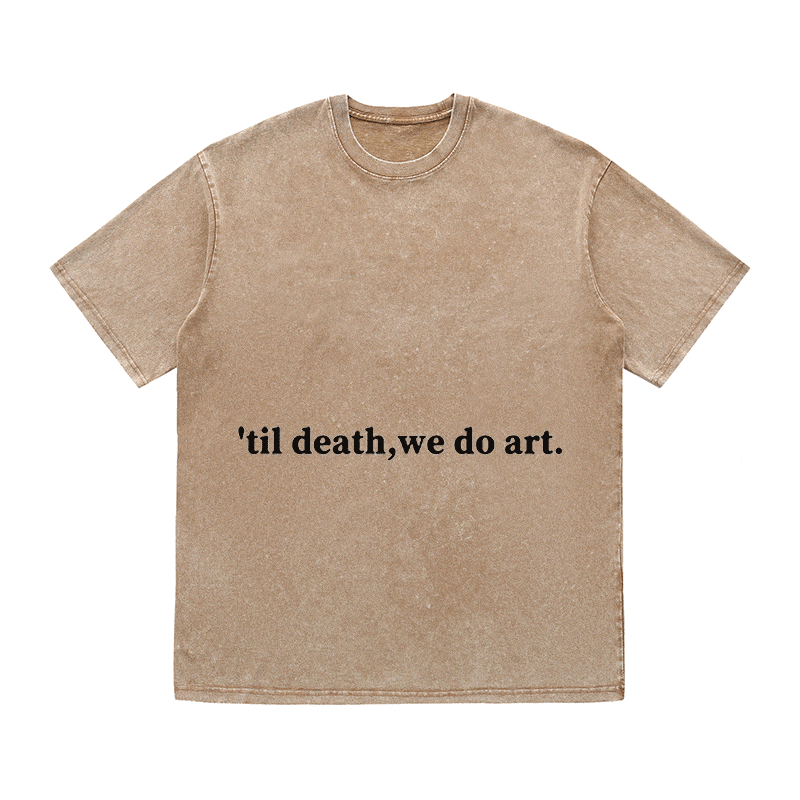 RDMCLOTHINGART tapestry hoodie SLOGAN HEAVY COTTON TEES-9521