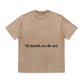 RDMCLOTHINGART tapestry hoodie SLOGAN HEAVY COTTON TEES-9521