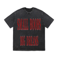 RDMCLOTHINGART tapestry hoodie SLOGAN HEAVY COTTON TEES-9525