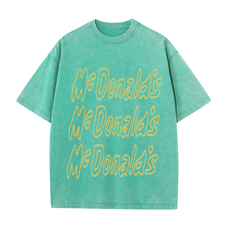 RDMCLOTHINGART tapestry hoodie SLOGAN HEAVY COTTON TEES-9560