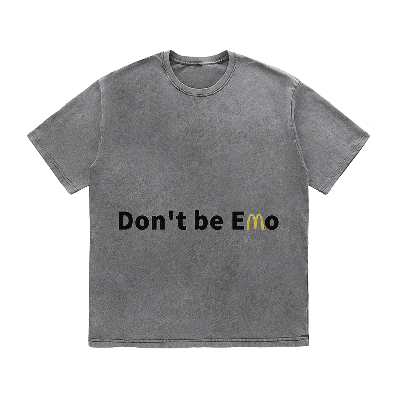 RDMCLOTHINGART tapestry hoodie SLOGAN HEAVY COTTON TEES-9568