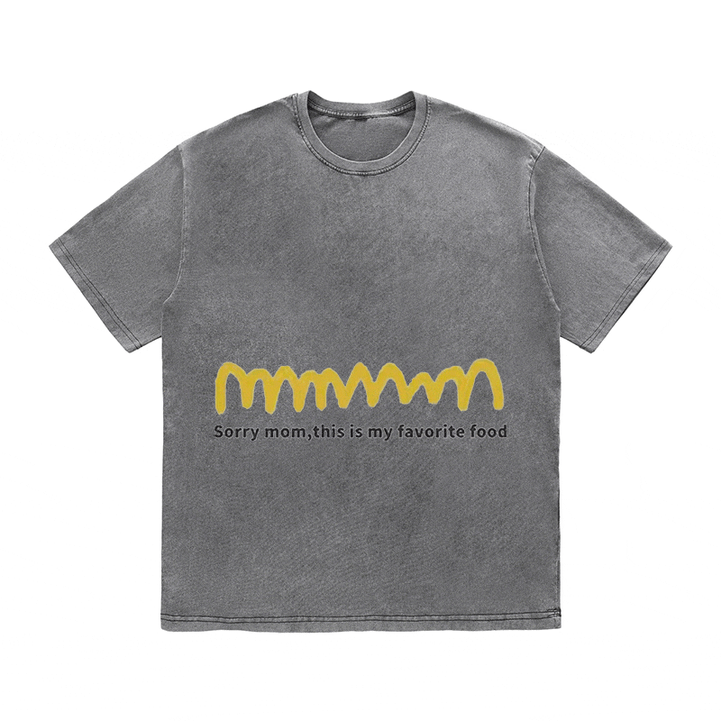 RDMCLOTHINGART tapestry hoodie SLOGAN HEAVY COTTON TEES-9569
