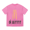 RDMCLOTHINGART tapestry hoodie SLOGAN HEAVY COTTON TEES-9570