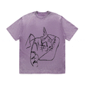RDMCLOTHINGART tapestry hoodie SLOGAN HEAVY COTTON TEES-9599
