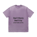 RDMCLOTHINGART tapestry hoodie SLOGAN HEAVY COTTON TEES-9612