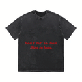 RDMCLOTHINGART tapestry hoodie SLOGAN HEAVY COTTON TEES-9635