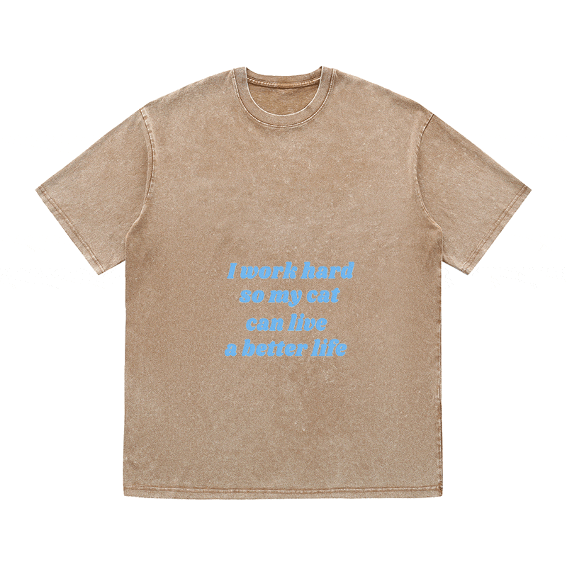 RDMCLOTHINGART tapestry hoodie SLOGAN HEAVY COTTON TEES-9639