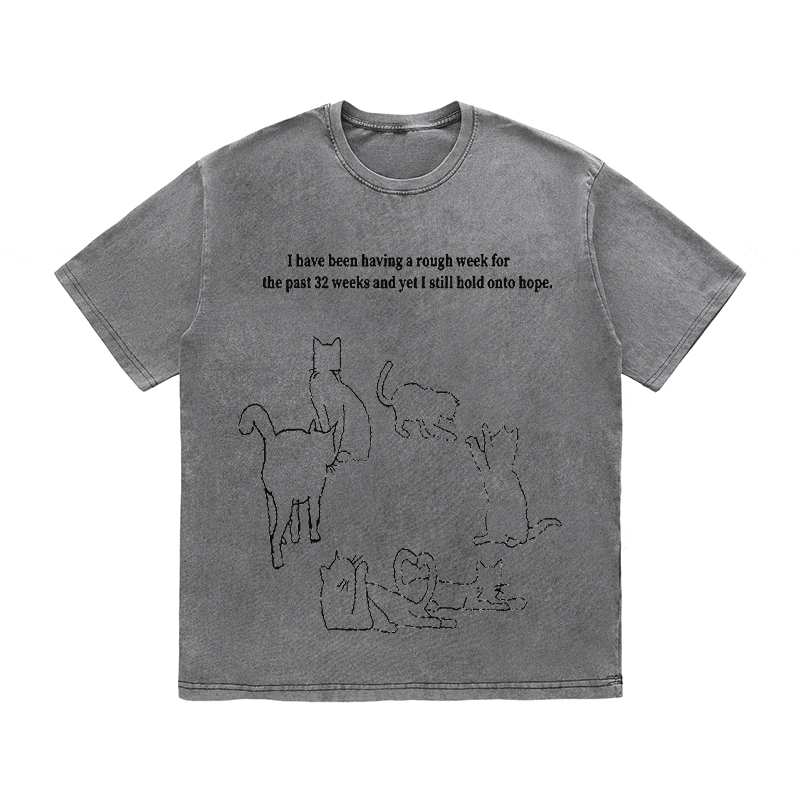RDMCLOTHINGART tapestry hoodie SLOGAN HEAVY COTTON TEES-9640