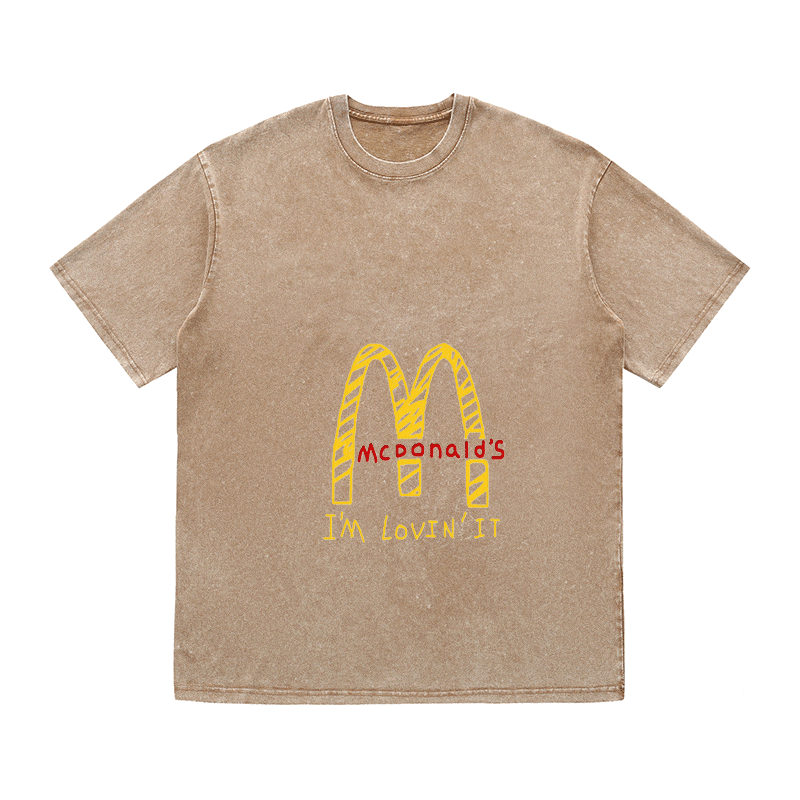 RDMCLOTHINGART tapestry hoodie SLOGAN HEAVY COTTON TEES-9648