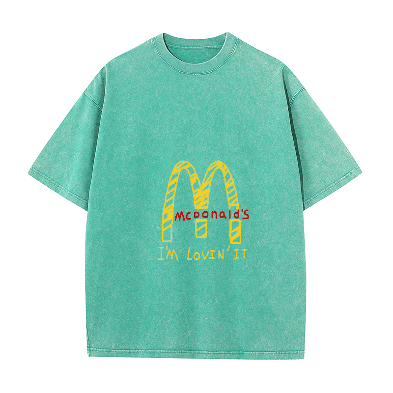 RDMCLOTHINGART tapestry hoodie SLOGAN HEAVY COTTON TEES-9648