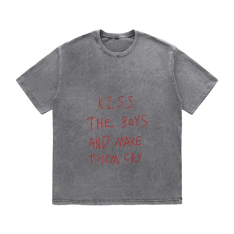 RDMCLOTHINGART tapestry hoodie SLOGAN HEAVY COTTON TEES-9650