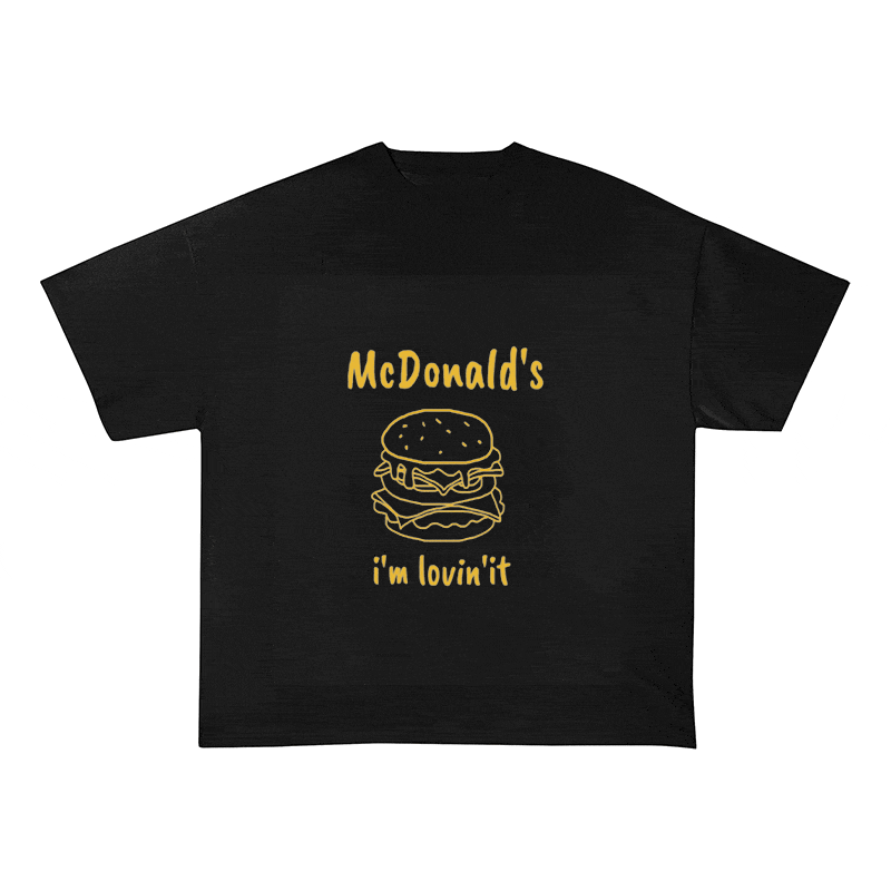 RDMCLOTHINGART tapestry hoodie SLOGAN HEAVY COTTON TEES-9655