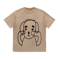 RDMCLOTHINGART tapestry hoodie SLOGAN HEAVY COTTON TEES-9673