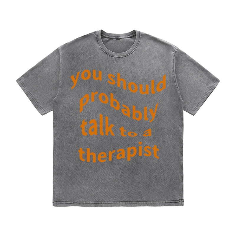 RDMCLOTHINGART tapestry hoodie SLOGAN HEAVY COTTON TEES-9696