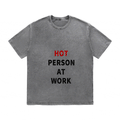 RDMCLOTHINGART tapestry hoodie SLOGAN HEAVY COTTON TEES-9705