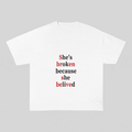 RDMCLOTHINGART tapestry hoodie SLOGAN HEAVY COTTON TEES-9716