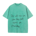 RDMCLOTHINGART tapestry hoodie SLOGAN HEAVY COTTON TEES-9717