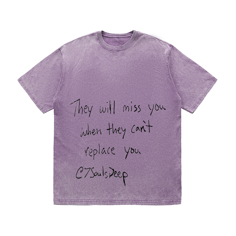 RDMCLOTHINGART tapestry hoodie SLOGAN HEAVY COTTON TEES-9717
